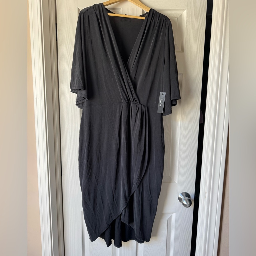 NWT! Lulu's Black Tulip hem Dress - size 2X